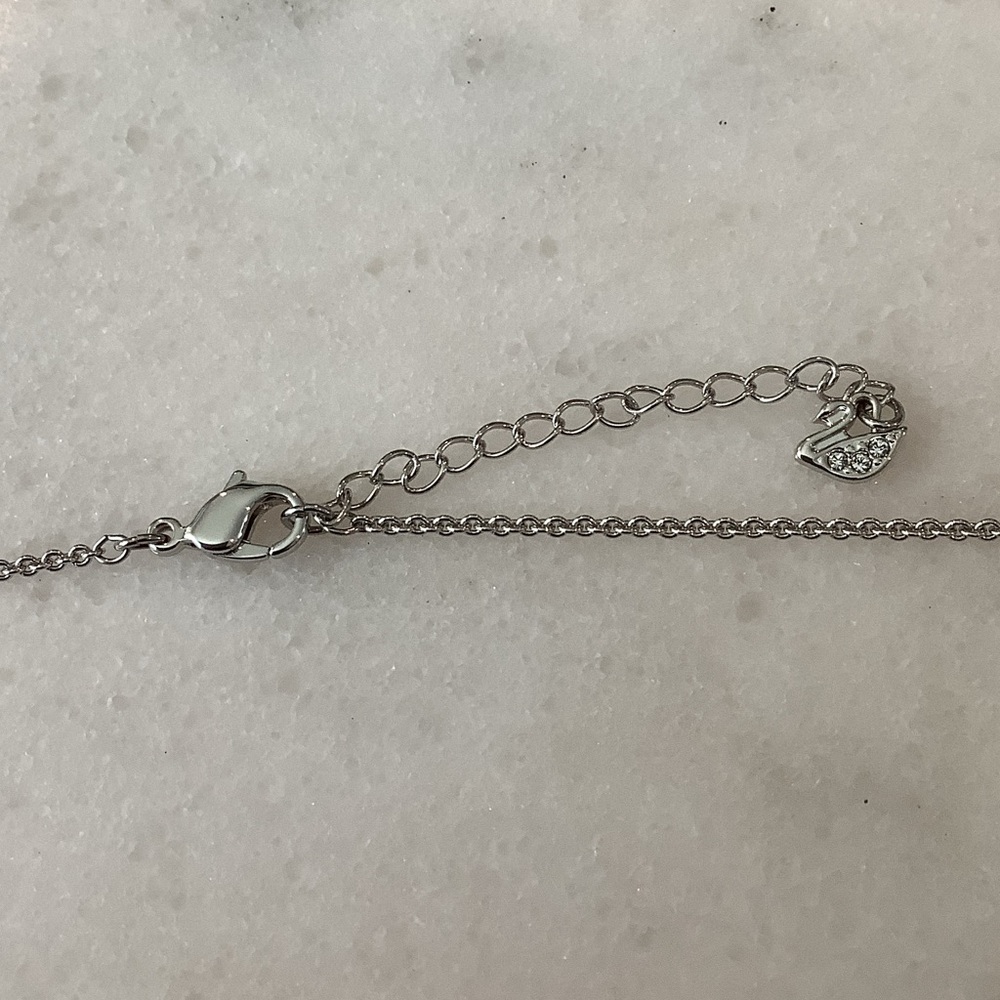 Swarovski Angelic Square Ketting Necklace with Violet Crystal, Brand New - Picture 3 of 4